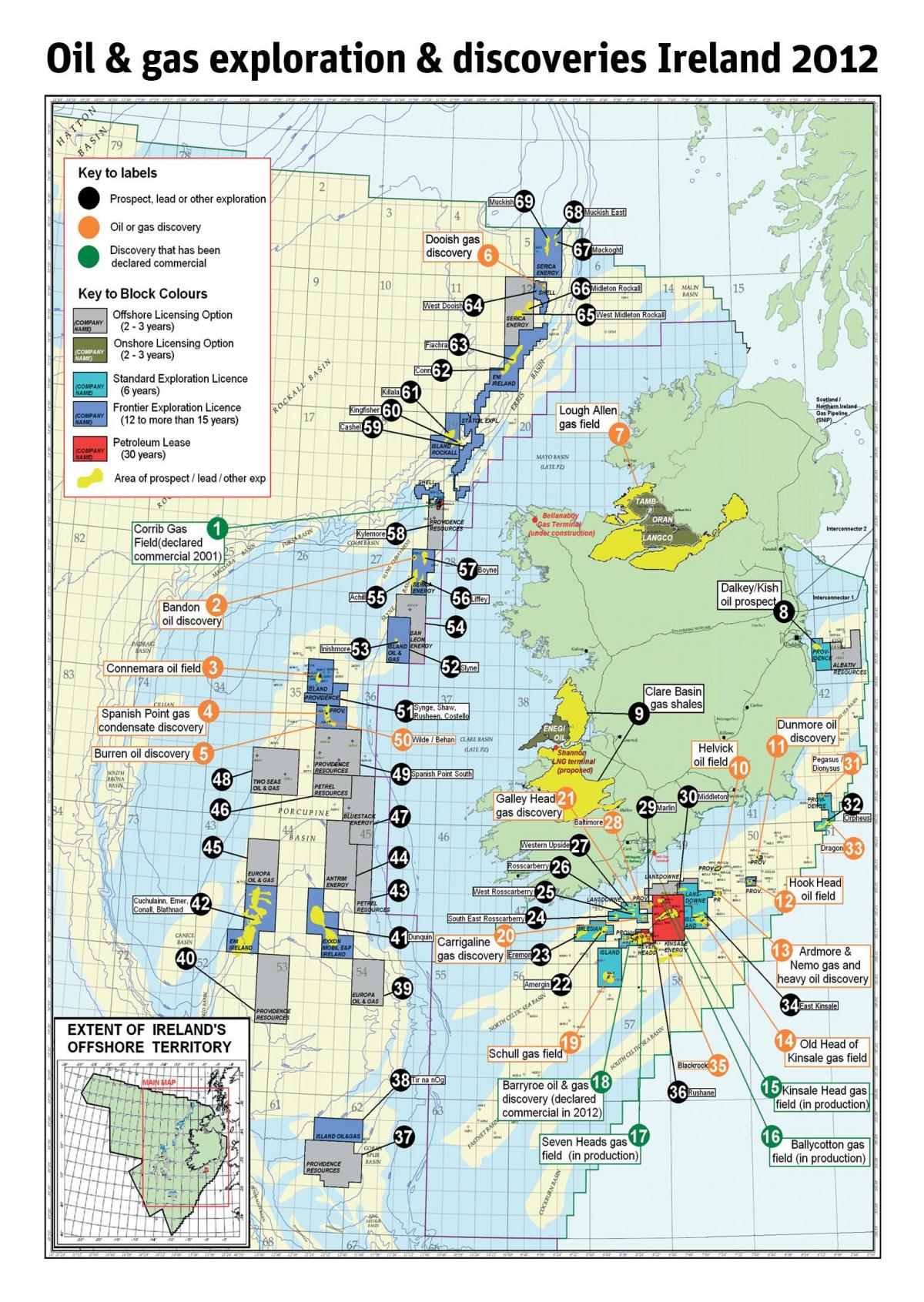mapa de irlanda recursos naturales 