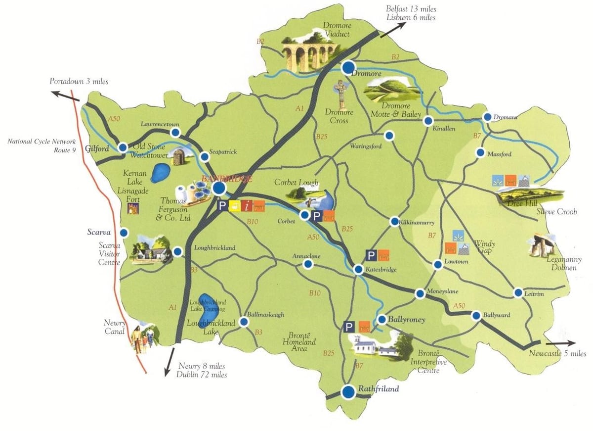 mapa de co abajo n irlanda