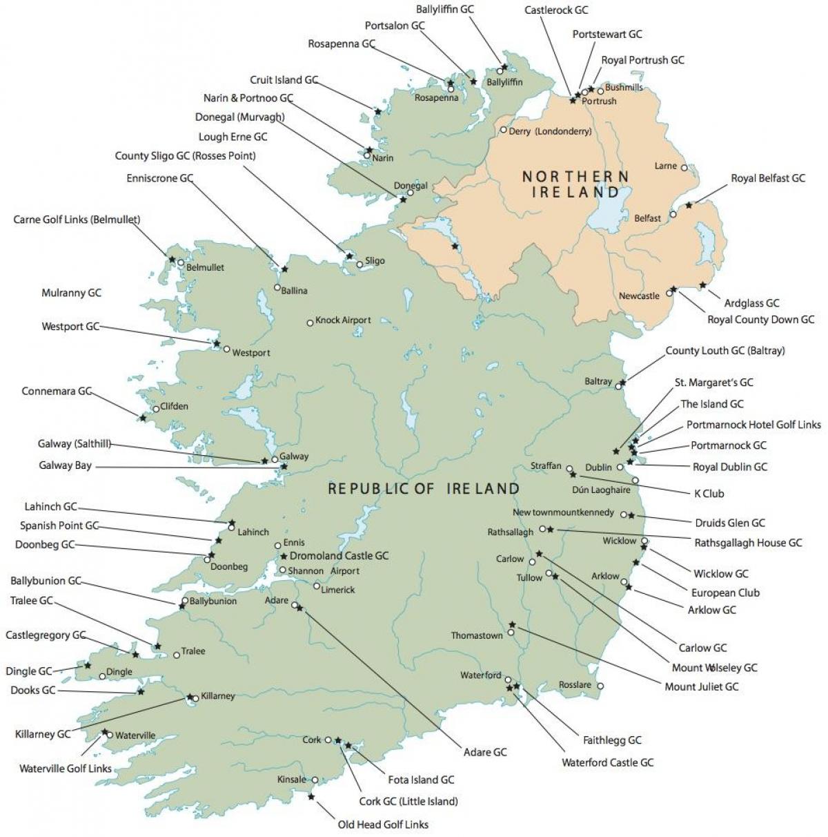 mejor mapa de irlanda
