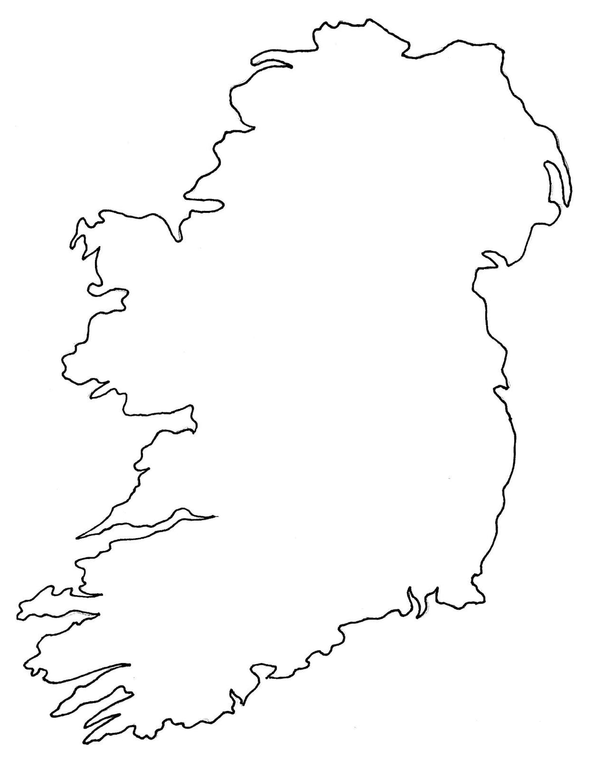 mapa de irlanda
