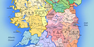Gran mapa detallado de irlanda