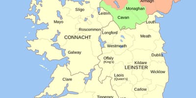 Mapa de irlanda monumentos