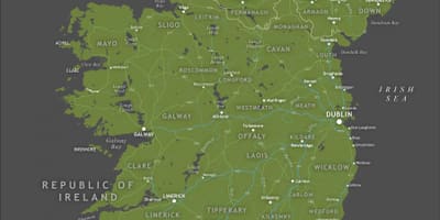 Rep de irlanda mapa