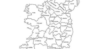 Imprime el mapa de irlanda
