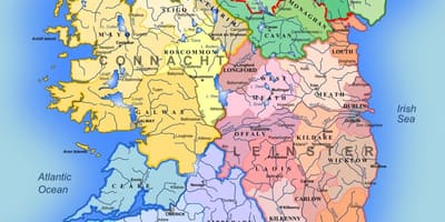Mapa de los ríos de irlanda mapa para niños