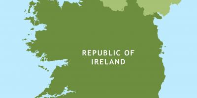 Mapa de carreteras de la república de irlanda
